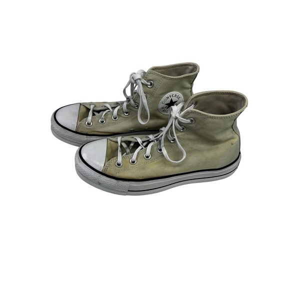 Converse Women's Chuck Taylor All Star Beige High Top‎ Sneaker Sz 9 Basketball - Picture 14 of 14